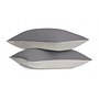 Byrklund Kussenslopen Wash & Rest Antraciet/Zand - Set Van 2 - Polyester