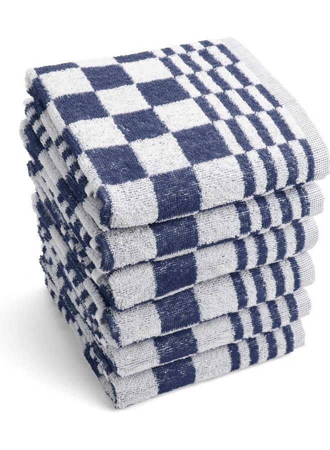 Byrklund Keukendoek Clean & Fresh Blauw - Set Van 6 - Katoen