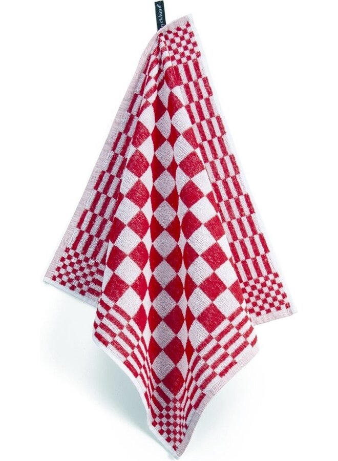 Keukendoek Clean & Fresh Rood - Set Van 6 - Katoen