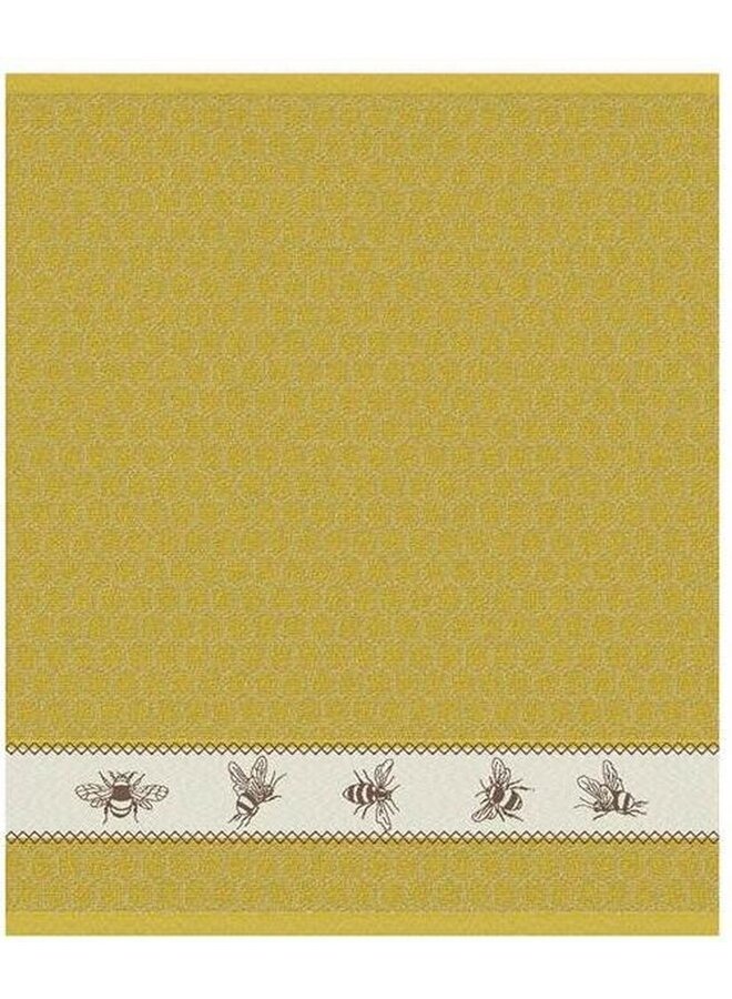 DDDDD Keukendoek Bees Geel - Set Van 6 - Katoen