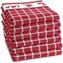 DDDDD Keukendoek Dutchie Rood - Set Van 6 - Katoen
