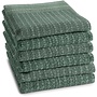 DDDDD Keukendoek Monstera Groen - Set Van 6 - Katoen