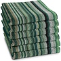DDDDD Keukendoek Over The Rainbow Groen - Set Van 6 - Katoen