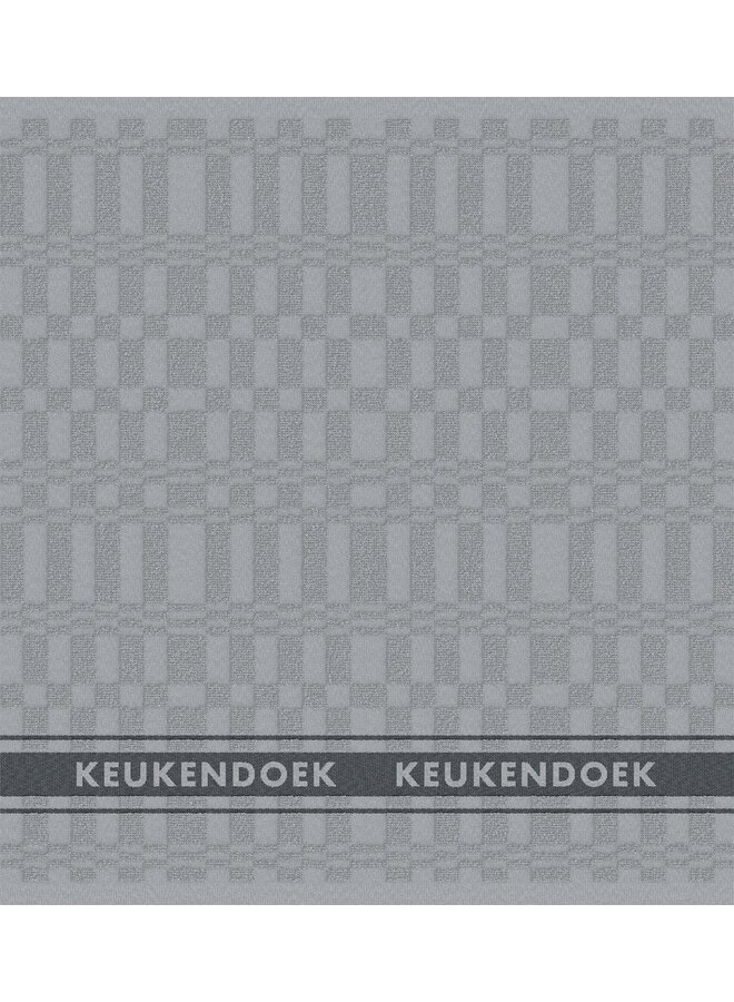 DDDDD Keukendoek Pelle Grijs - Set Van 6 - Katoen