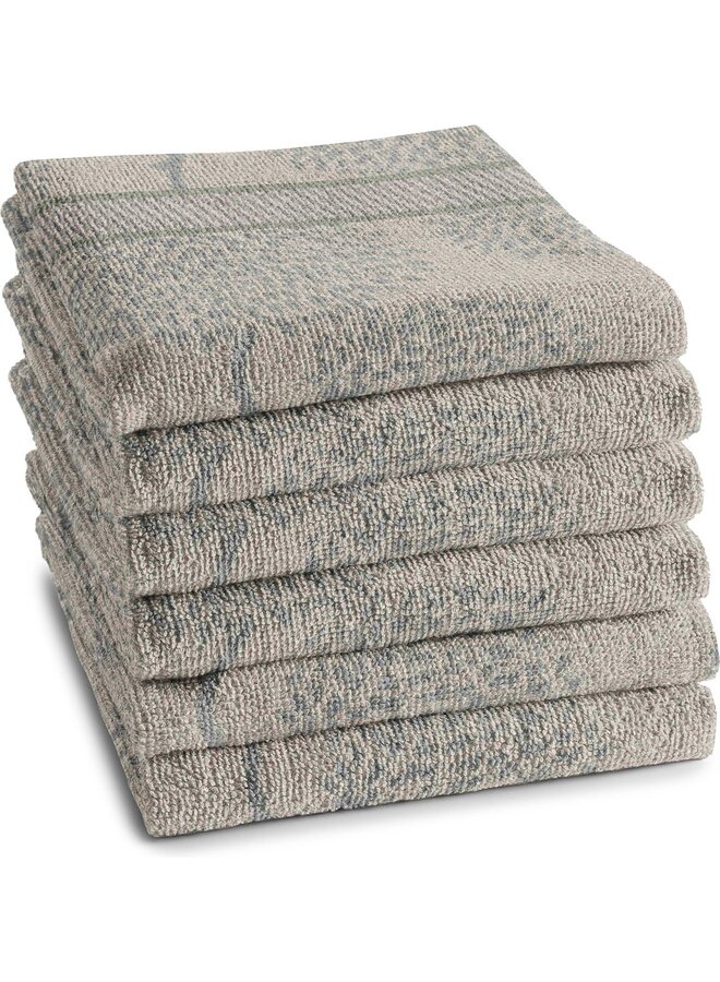 DDDDD Keukendoek Trees Bruin - Set Van 6 - Katoen