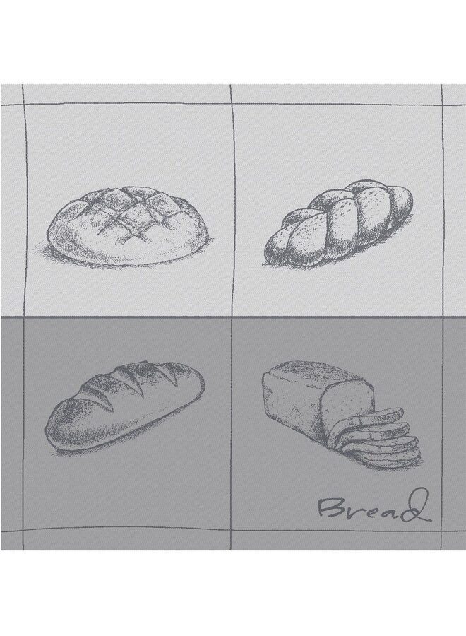 Keukenset Bread Grijs - Set Van 2 - Katoen