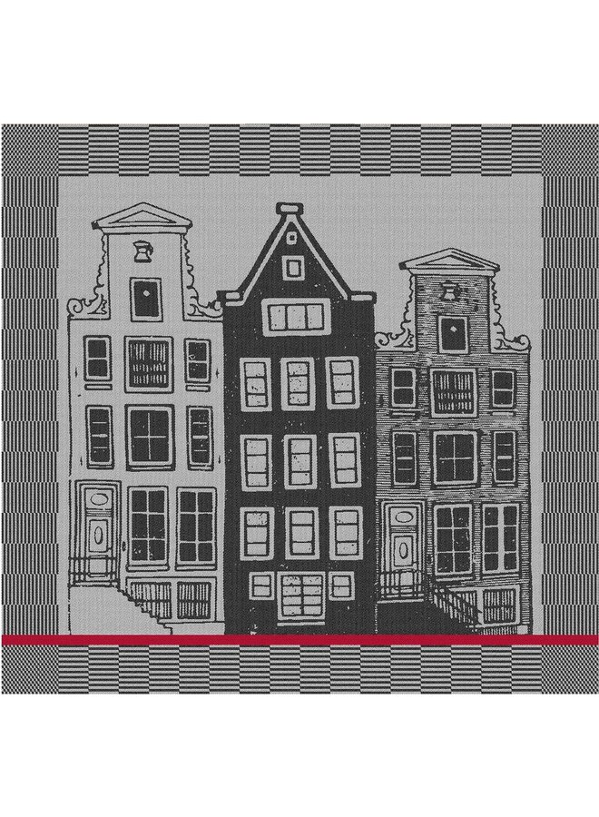 DDDDD Keukenset Canal Zwart - Set Van 4 - Katoen