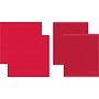 DDDDD Keukenset Logo Rood - Set Van 4 - Katoen