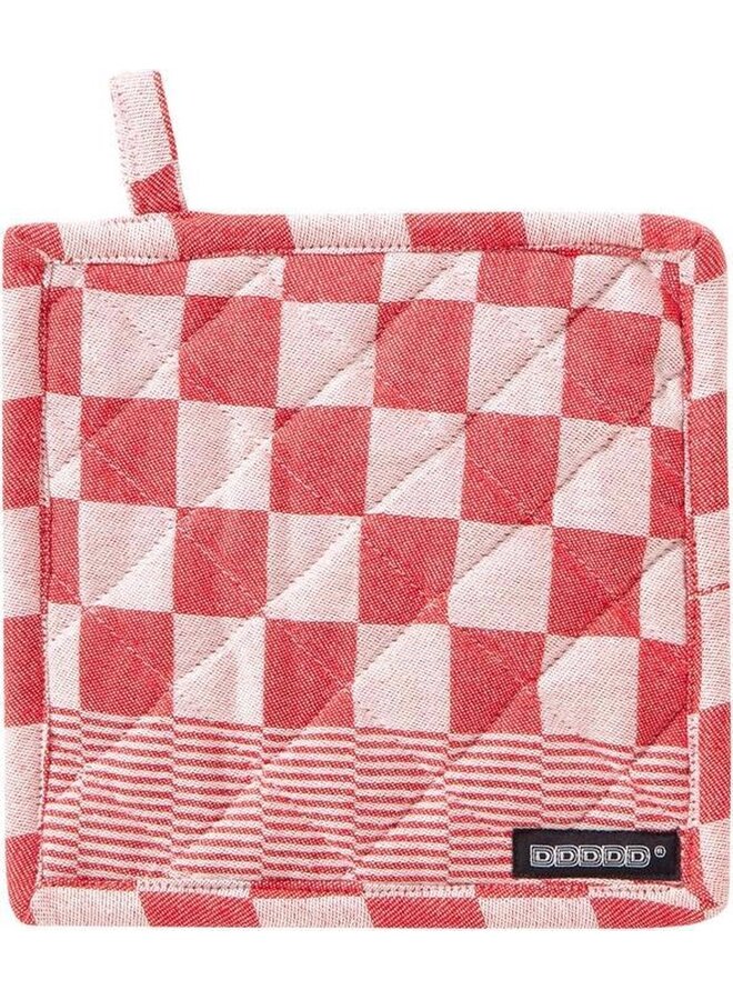Pannenlap Barbeque Rood - Set Van 2 - Katoen