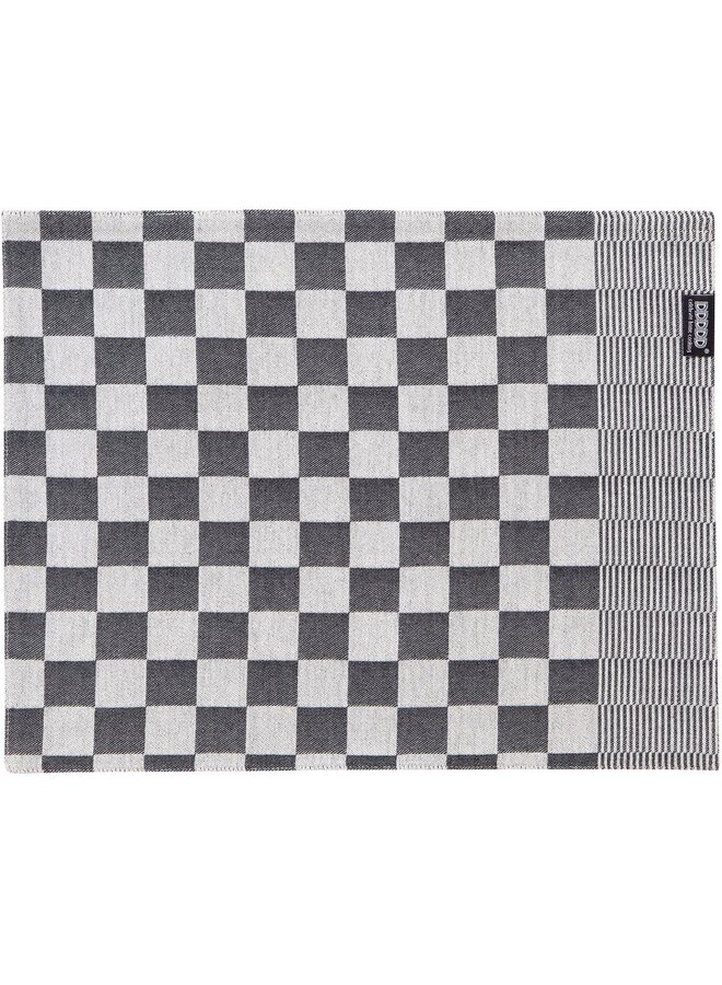 Placemat Set Barbeque Zwart - Set Van 4 - Katoen