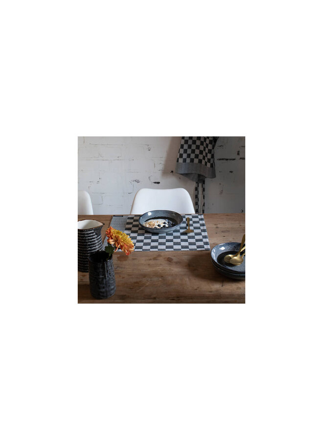 DDDDD Placemat Set Barbeque Zwart - Set Van 4 - Katoen