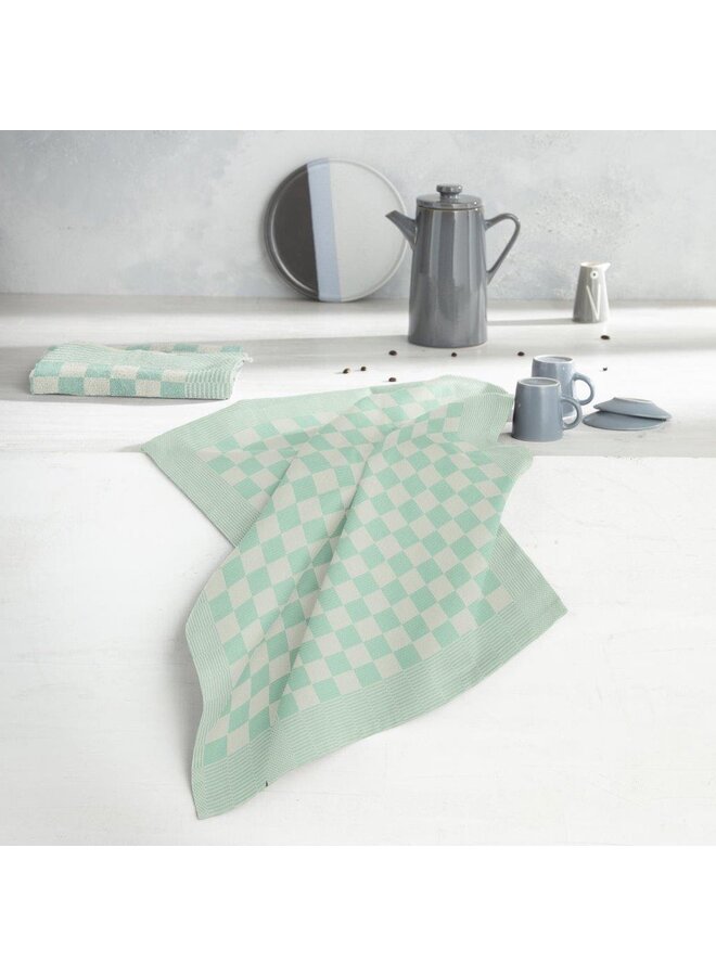 DDDDD Theedoek Barbeque Pastel Groen - Set Van 6 - Katoen