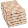 DDDDD Theedoek Barbeque Pastel Perzik - Set Van 6 - Katoen