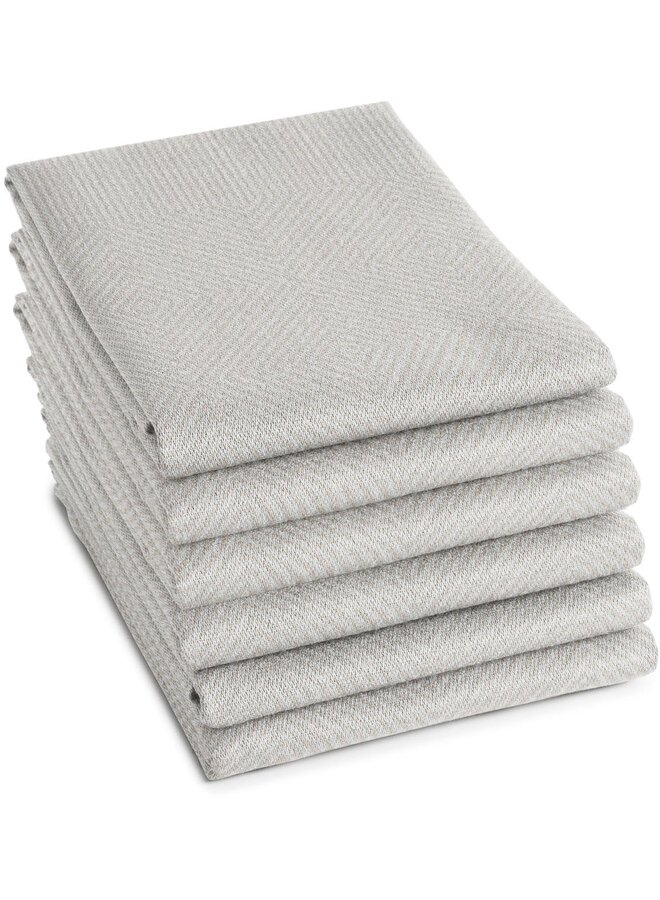 Theedoek Cisis Créme - Set Van 6 - Katoen