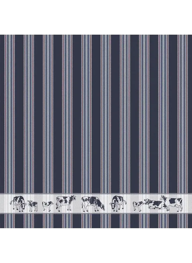 DDDDD Theedoek Friesian Blauw - Set Van 6 - Katoen