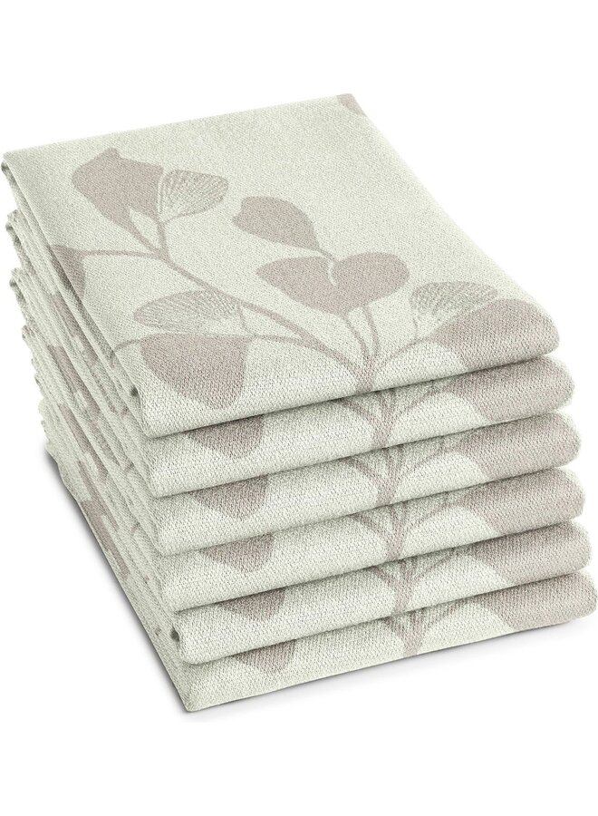 DDDDD Theedoek Kenchi Naturel - Set Van 6 - Katoen