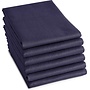 DDDDD Theedoek Logo Blauw - Set Van 6 - Katoen
