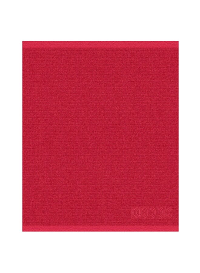 DDDDD Theedoek Logo Rood - Set Van 6 - Katoen