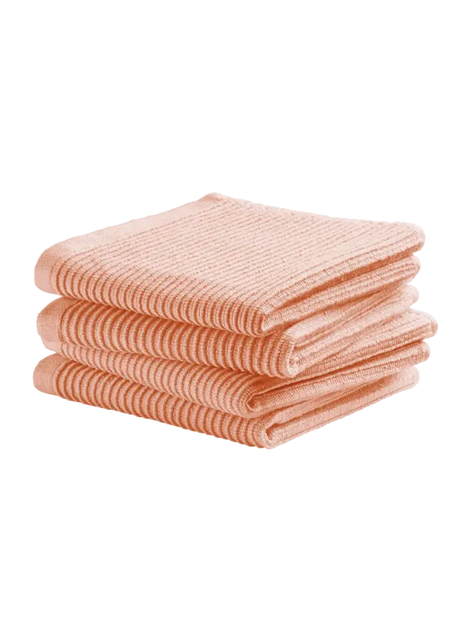 DDDDD Vaatdoek Basic Pastel Perzik - Set Van 4 - Katoen