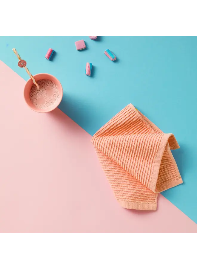 DDDDD Vaatdoek Basic Pastel Perzik - Set Van 4 - Katoen