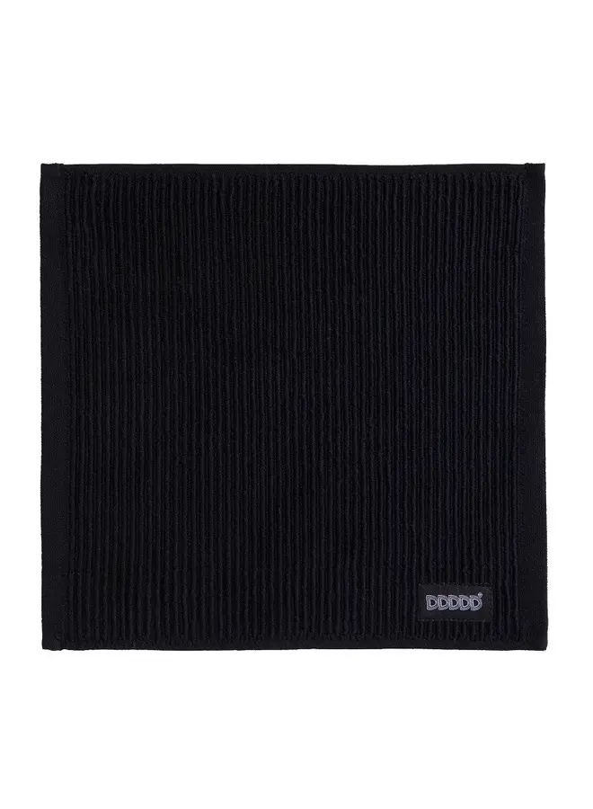 DDDDD Vaatdoek Basic Zwart - Set Van 4 - Katoen