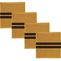 DDDDD Vaatdoek Baxter Geel - Set Van 4 - Katoen