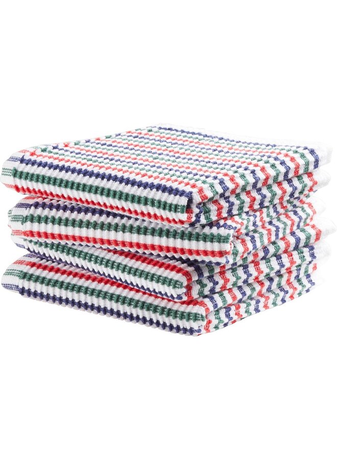 Vaatdoek Fun Multicolor - Set Van 4 - Katoen