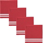 DDDDD Vaatdoek Provence Rood - Set Van 4 - Katoen