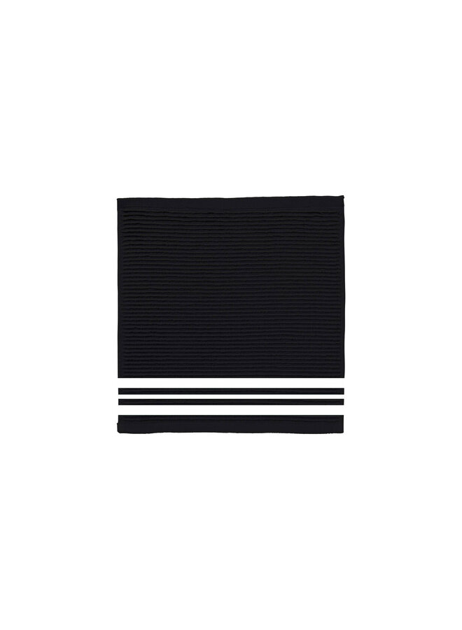 DDDDD Vaatdoek Provence Zwart - Set Van 4 - Katoen