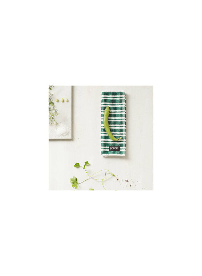 DDDDD Vaatdoek Stripe Groen - Set Van 4 - Katoen