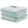 DDDDD Vaatdoek Stripe Pastel Groen - Set Van 4 - Katoen