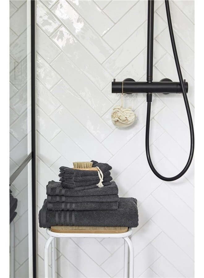 Byrklund Badtextiel Bath Basics Antraciet - Katoen