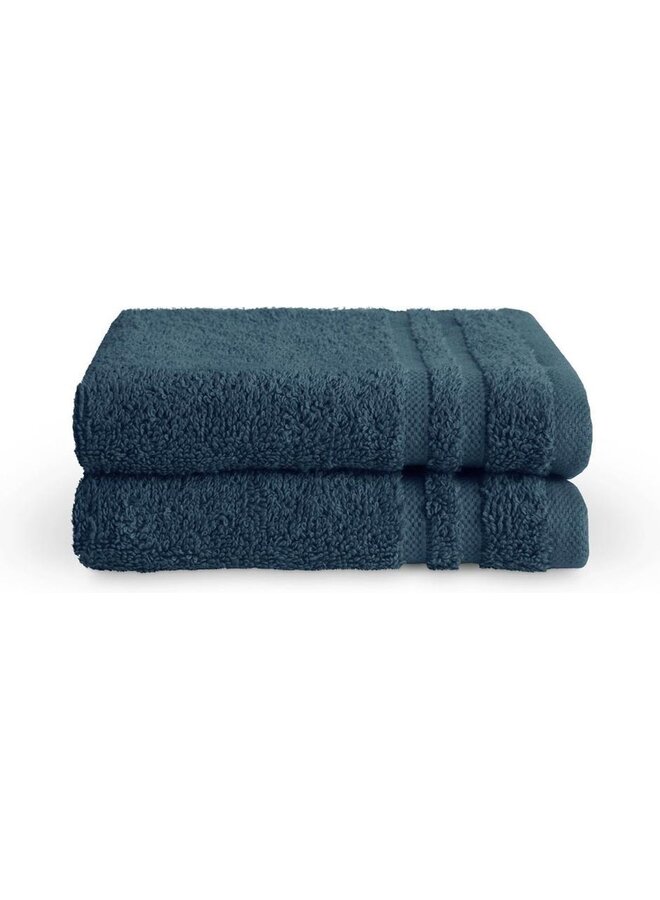 Byrklund Badtextiel Bath Basics Donker Blauw - Katoen