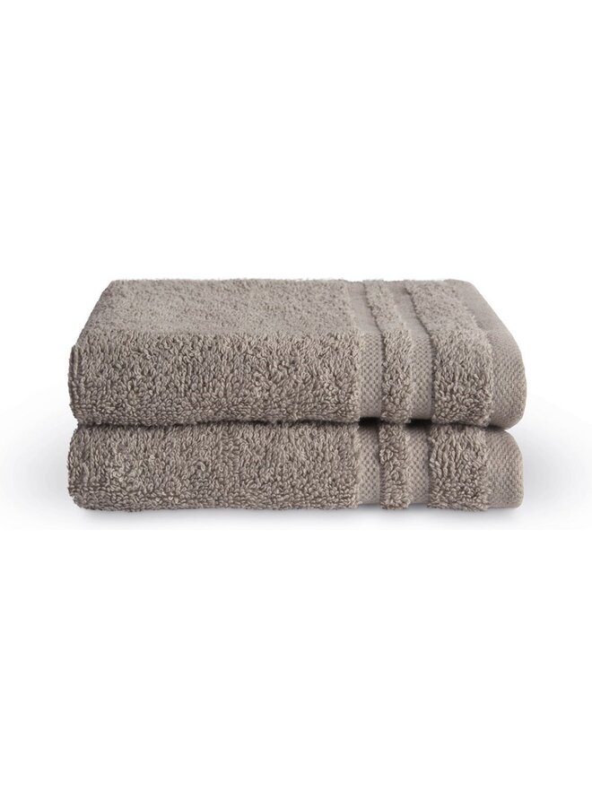 Byrklund Badtextiel Bath Basics Taupe - Katoen