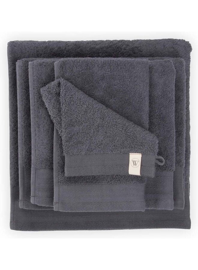 Walra Badtextiel Soft Cotton Antraciet - Katoen