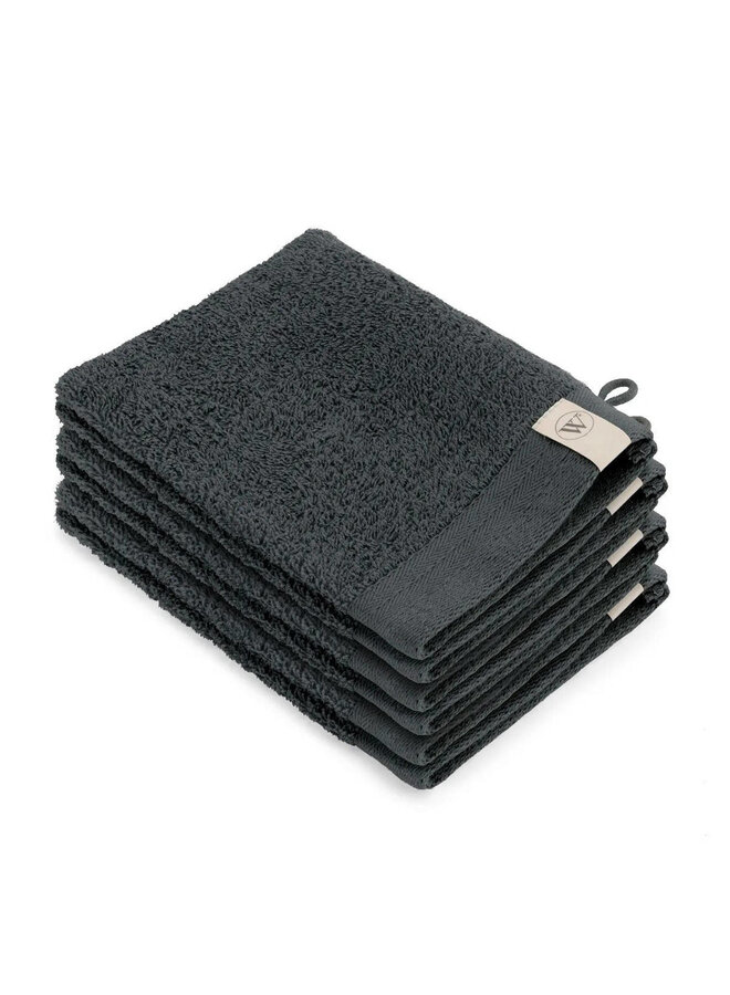 Walra Badtextiel Soft Cotton Antraciet - Katoen