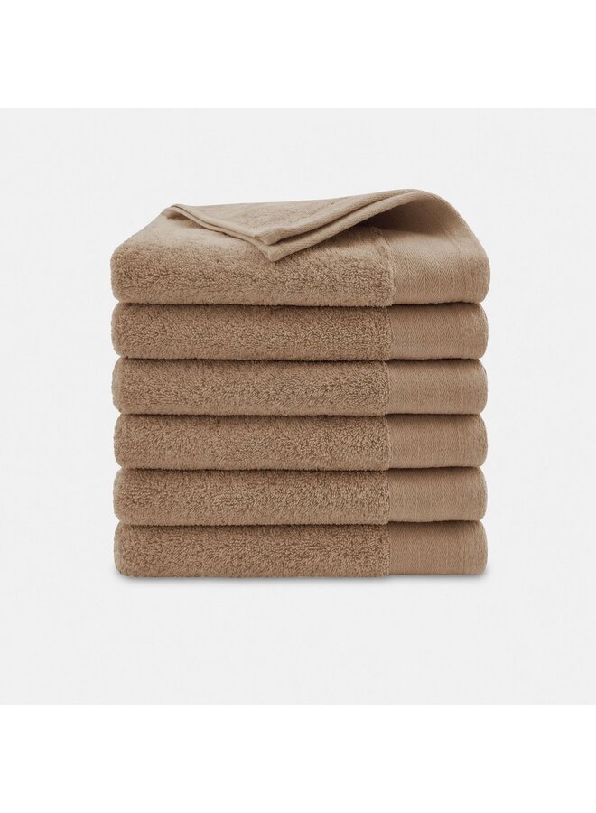 Badtextiel Soft Cotton Bruin - Katoen