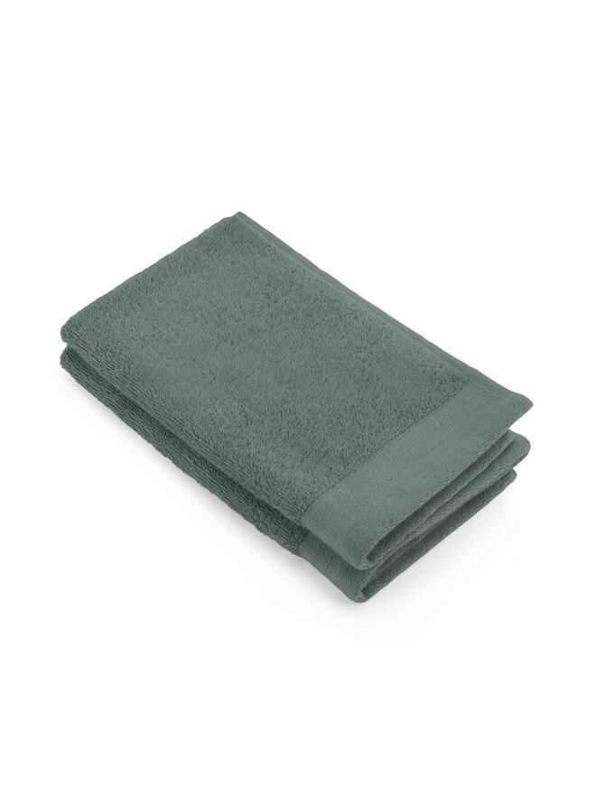Badtextiel Soft Cotton Legergroen - Katoen