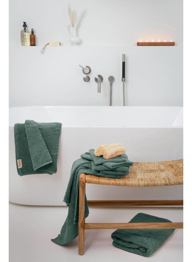 Walra Badtextiel Soft Cotton Legergroen - Katoen