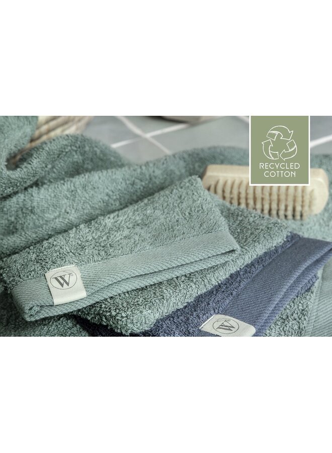 Walra Badtextiel Remade Cotton Jade - Gerecyled Katoen