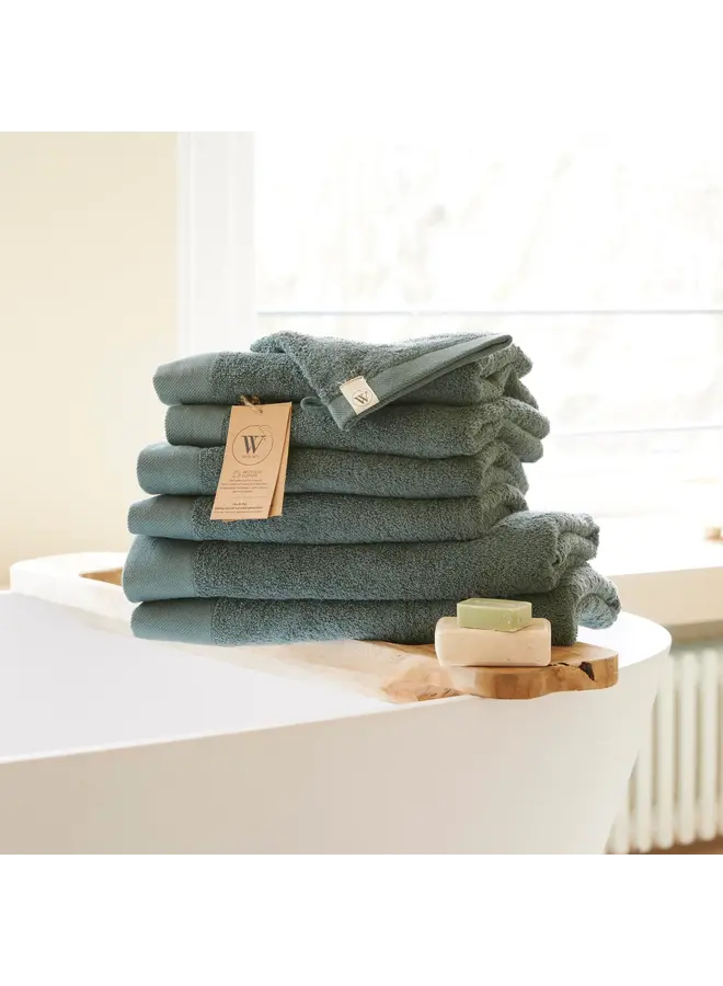 Walra Badtextiel Remade Cotton Jade - Gerecyled Katoen