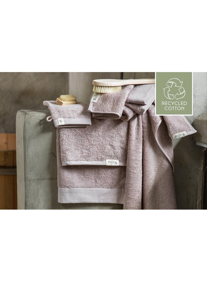 Walra Badtextiel Remade Cotton Poeder Roze - Gerecyled Katoen