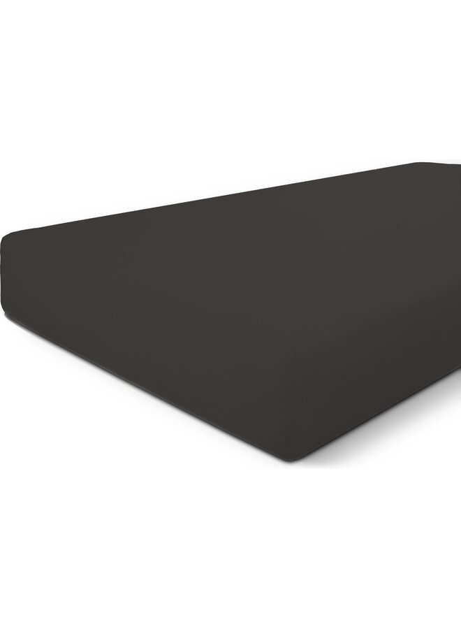 Byrklund Hoeslaken Bed Basics Antraciet - Katoen
