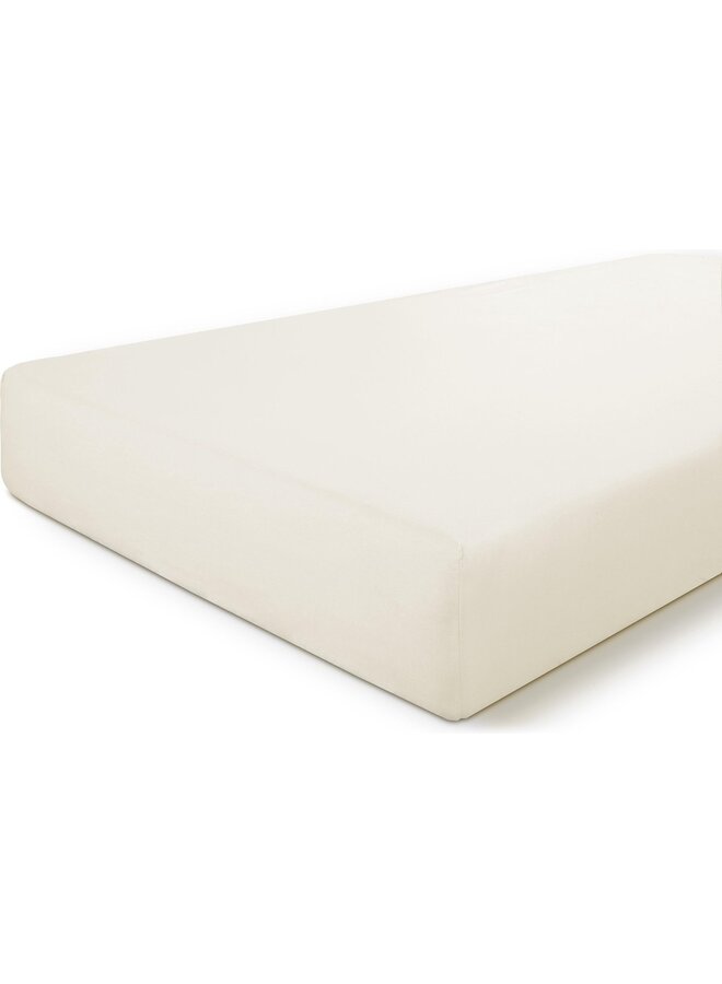 Hoeslaken Bed Basics Creme - Katoen