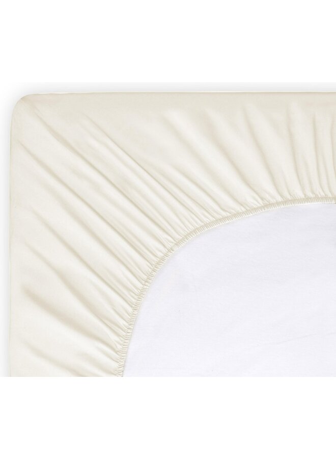 Byrklund Hoeslaken Bed Basics Creme - Katoen
