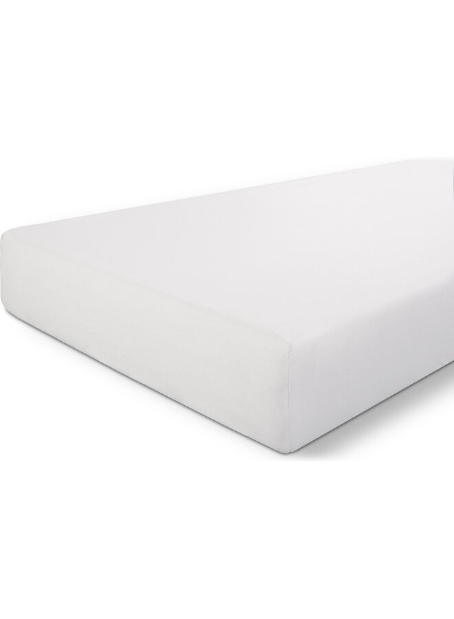 Byrklund Hoeslaken Bed Basics Wit - Katoen