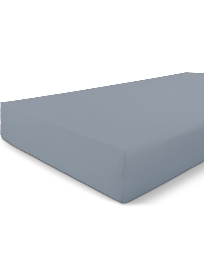 Hoeslaken Bed Basics Blauw - Jersey