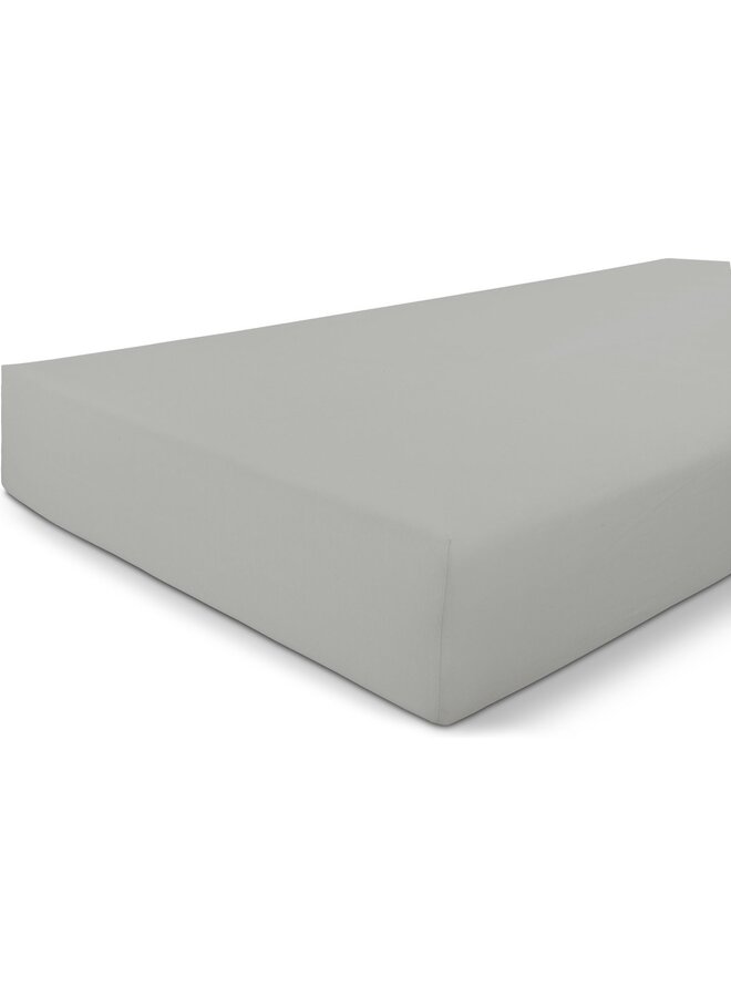 Hoeslaken Bed Basics Lichtgrijs - Jersey