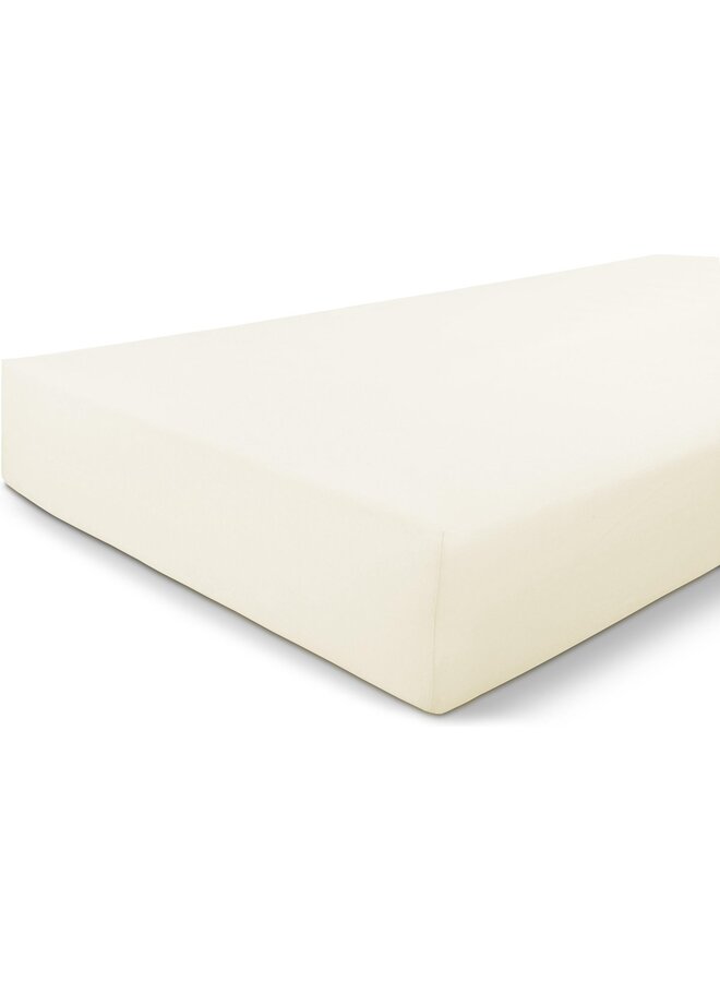 Hoeslaken Bed Basics Creme - Jersey