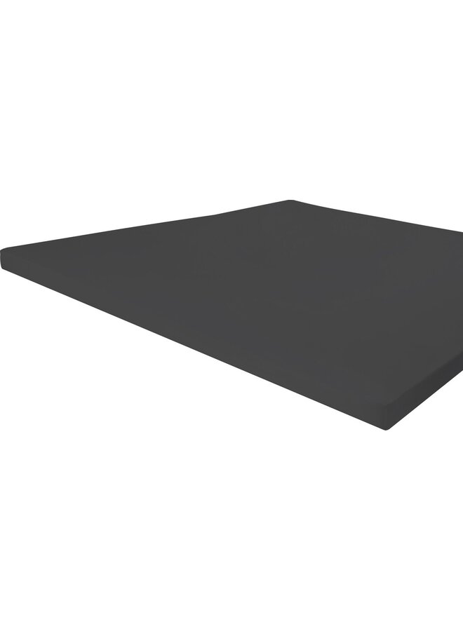 Byrklund Hoeslaken Topper Bed Basics Antraciet  - Jersey